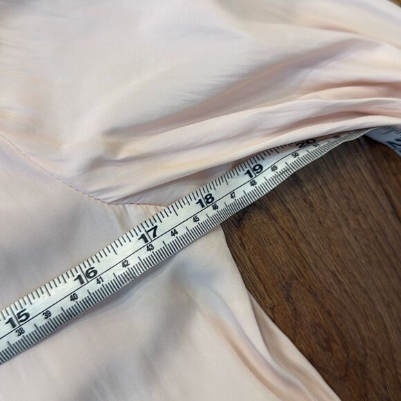 Calypso St. Barth pink vneck blouse size xs - Picture 7 of 8